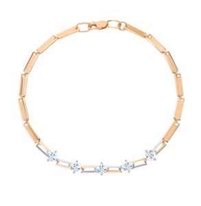 золотой браслет с фианитами SOKOLOV 81050015*