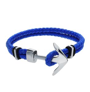 браслет из каучука со сталью