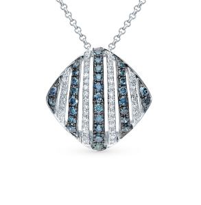 золотая подвеска с бриллиантами