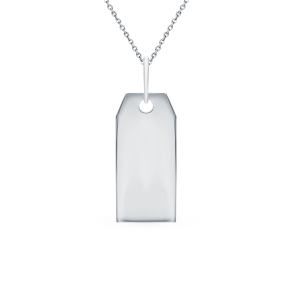 серебряное шейное украшение