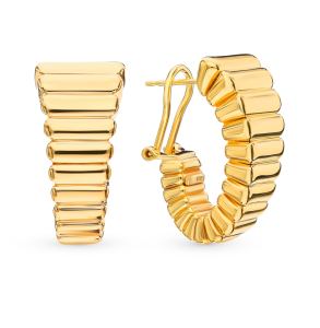 золотые серьги