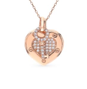 золотое шейное украшение с фианитами