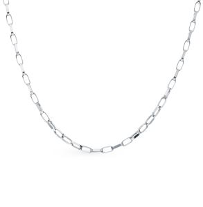 серебряное колье