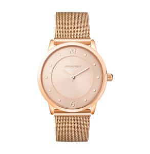 Тонкие женские часы на миланском браслете