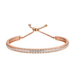 золотой браслет с бриллиантами