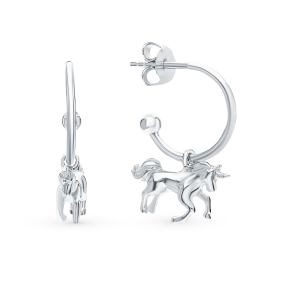 серебряные серьги