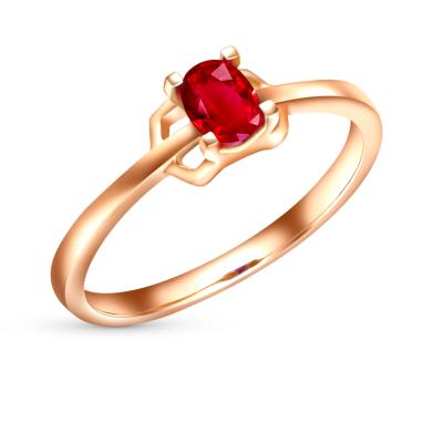 Золотое кольцо с рубинами