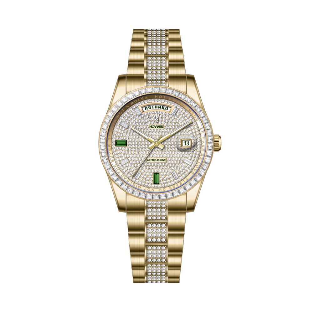 Часы унисекс SIMACH M01-40-0-YZZ-B3-GGG: сталь, фианит — купить в ...