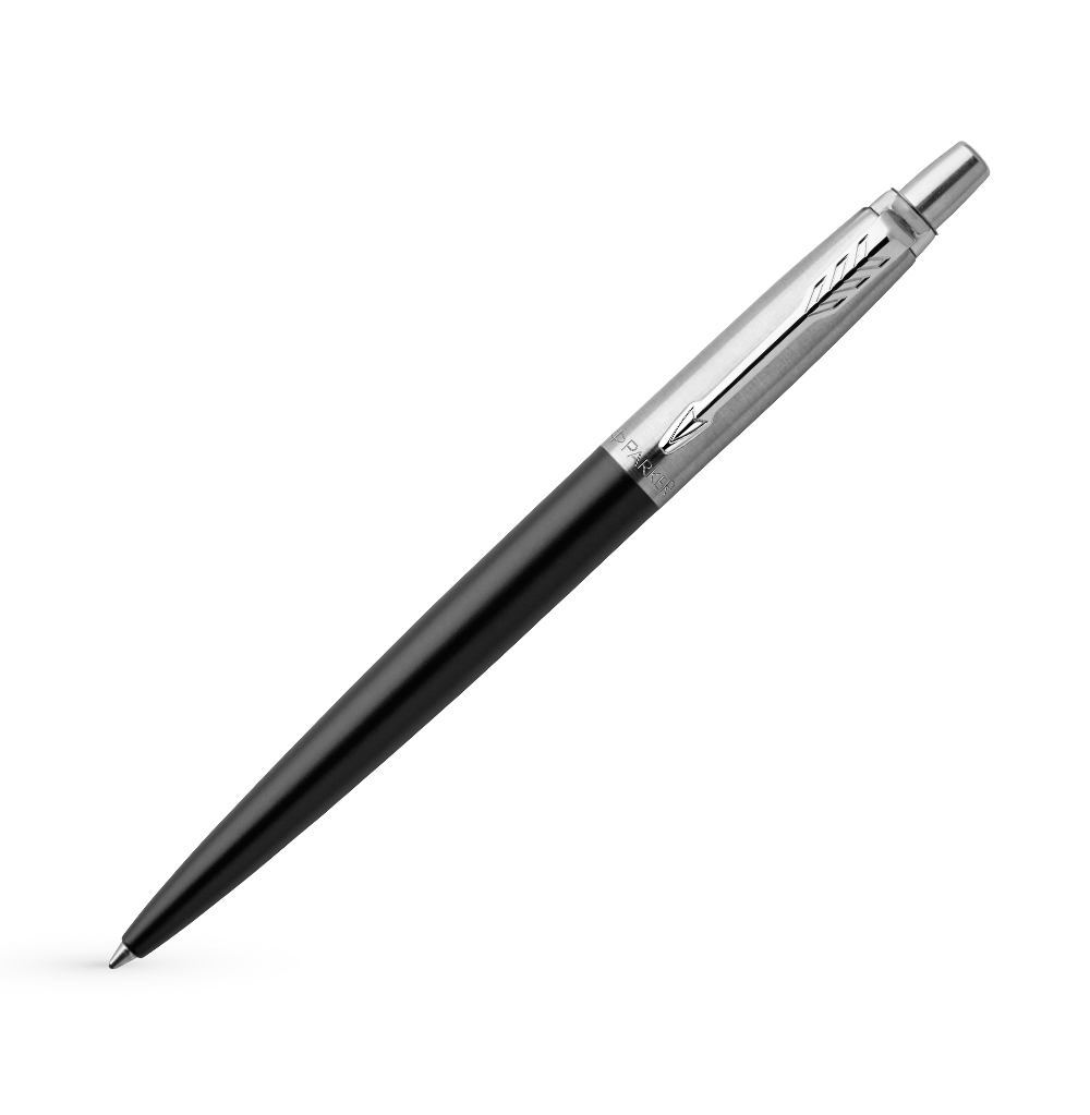 Шариковая ручка Parker Jotter Essential, Satin Black CT, стержень: Mblue, 1953184 в Самаре