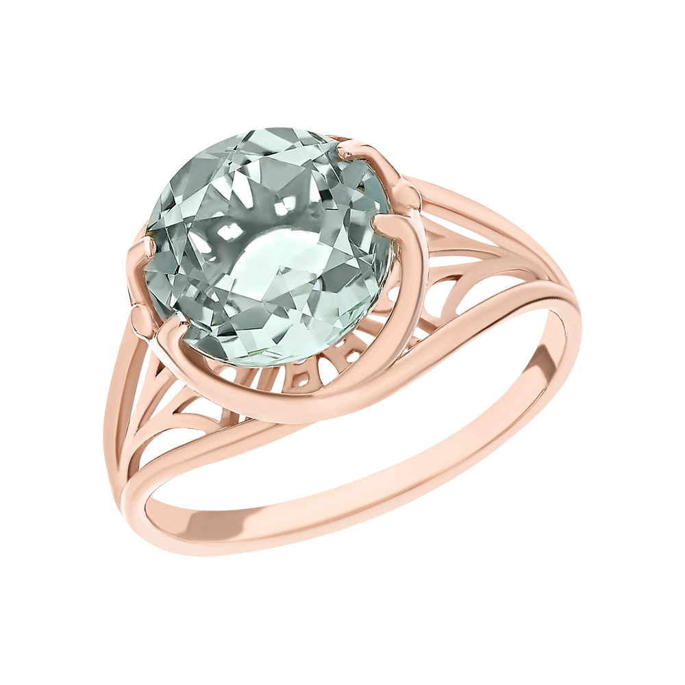 Фото «Серебряное кольцо с празиолит»