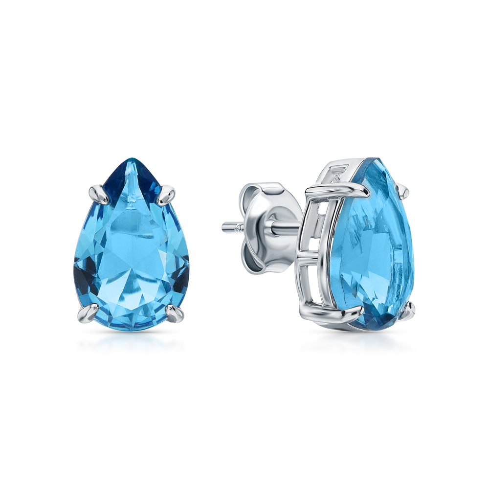 Серебряные серьги с фианитами в Самаре