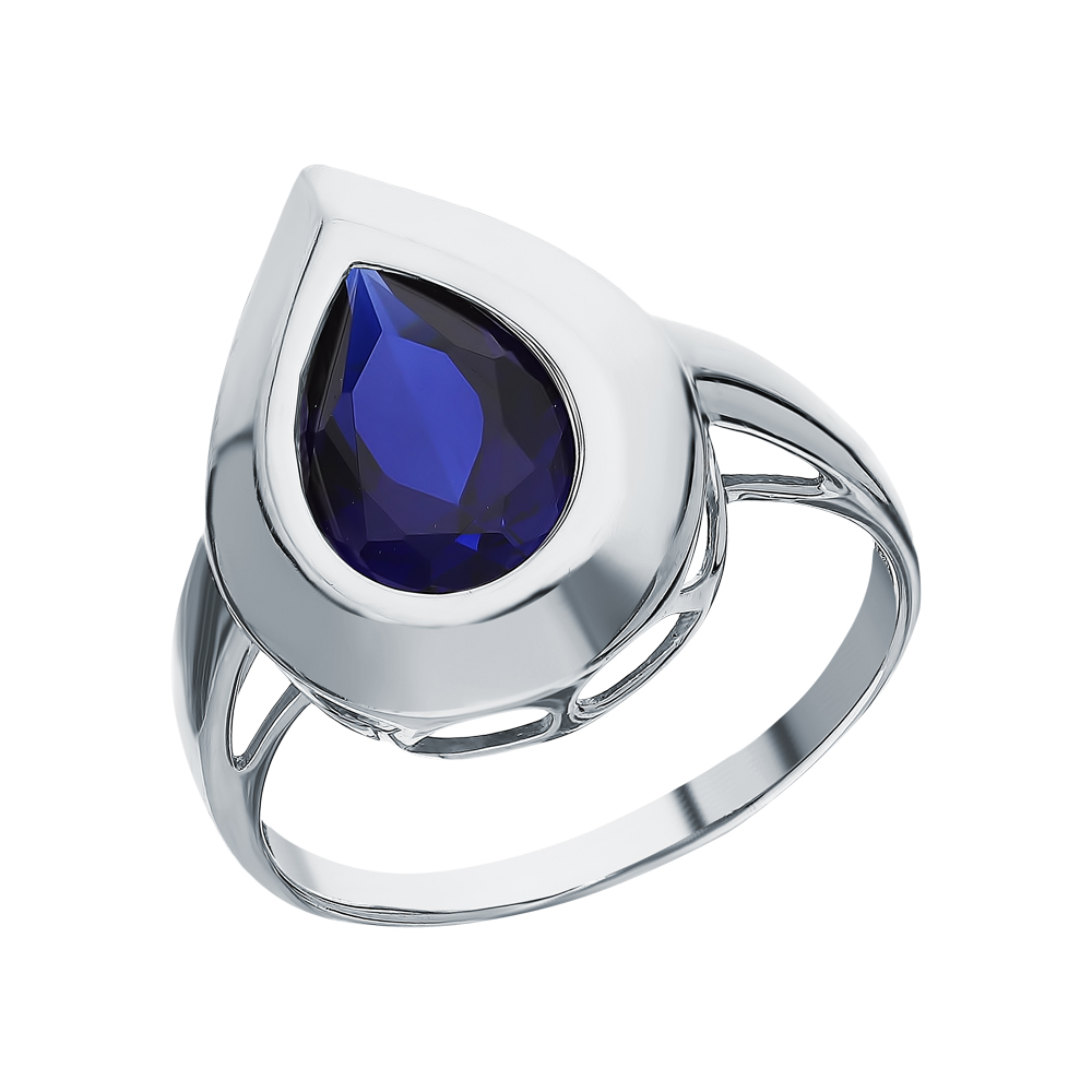 Серебряное кольцо с сапфирами в Самаре