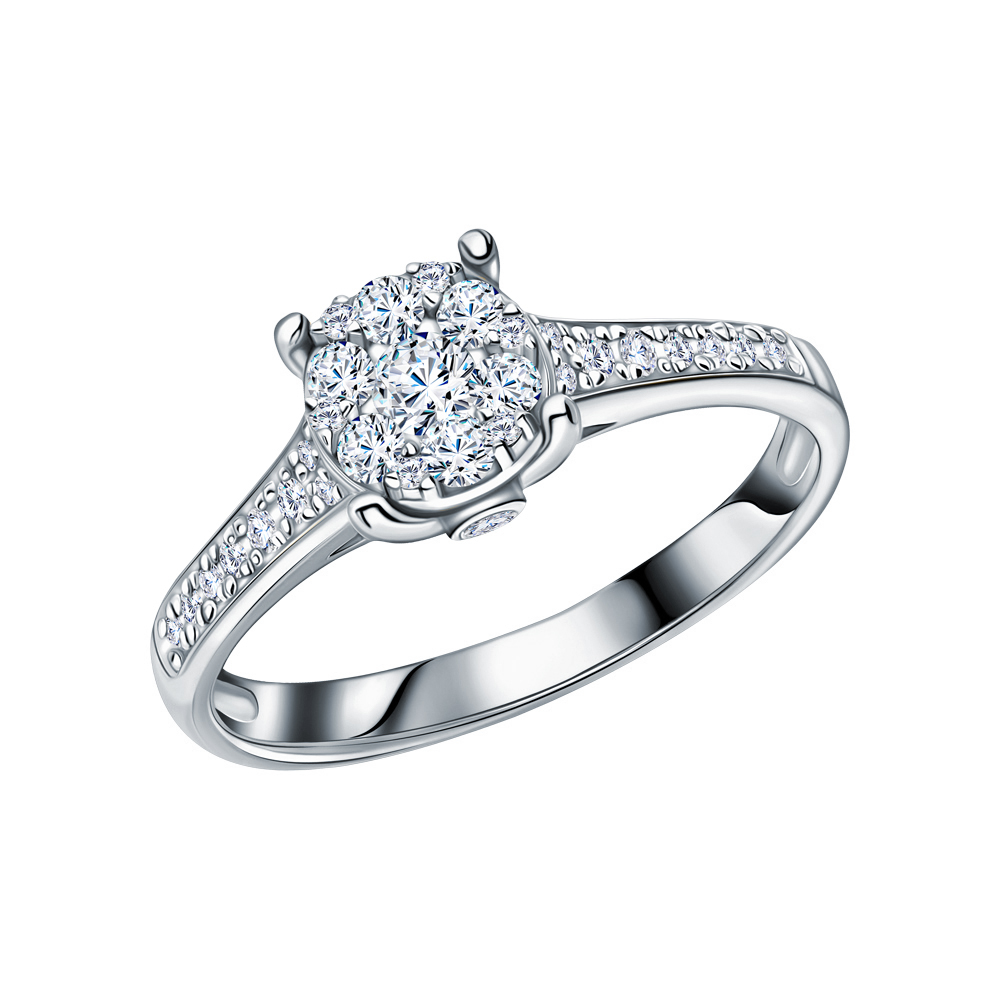 Золотое кольцо c бриллиантами в Екатеринбурге