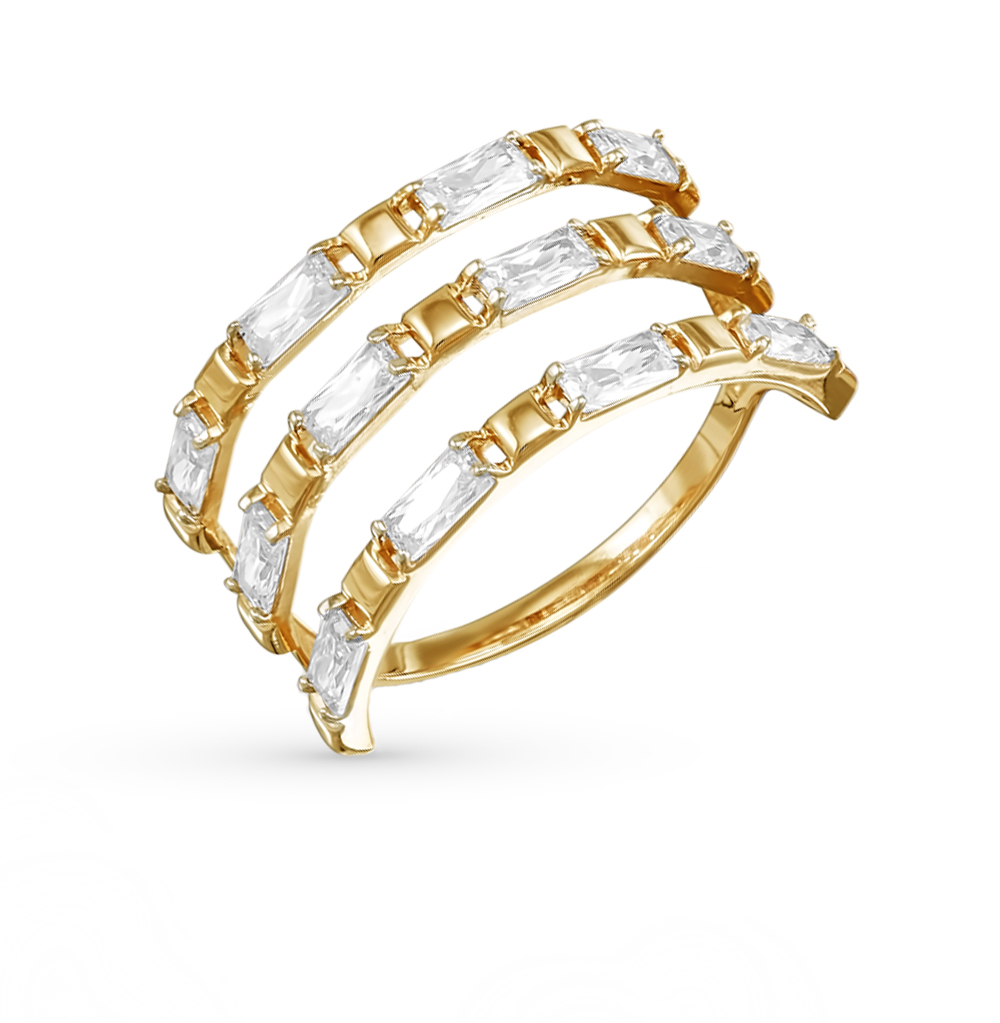 Фото «Золотое кольцо с фианитами»