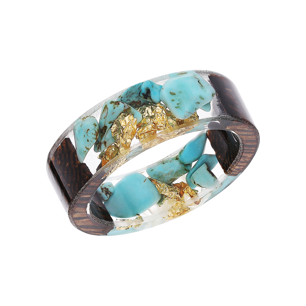 Серебряное кольцо с ювелирной смолой в Самаре