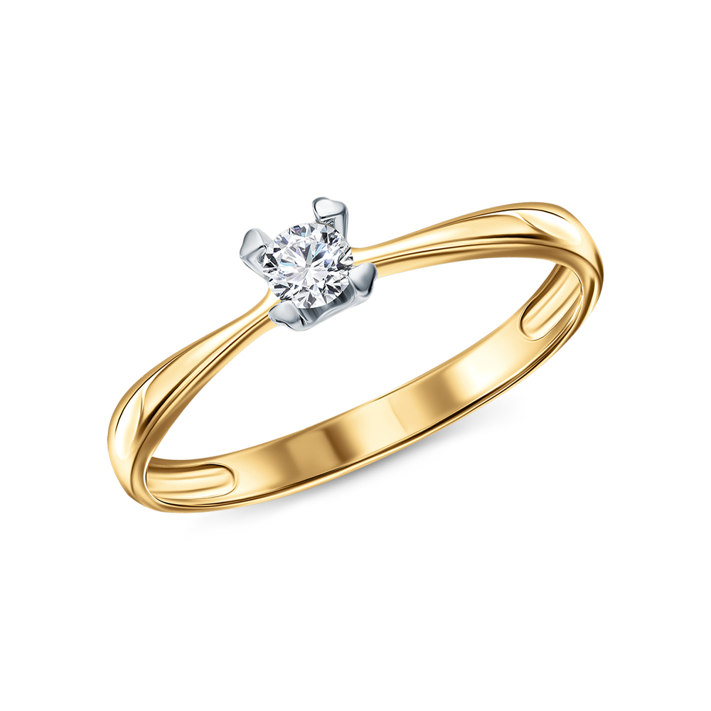 Золотое кольцо с бриллиантом в Нижнем Новгороде