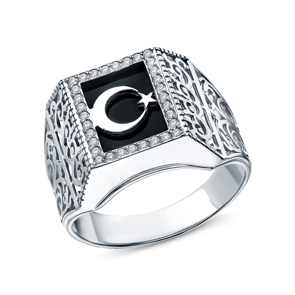 Серебряное кольцо "Мусульманское" в Самаре