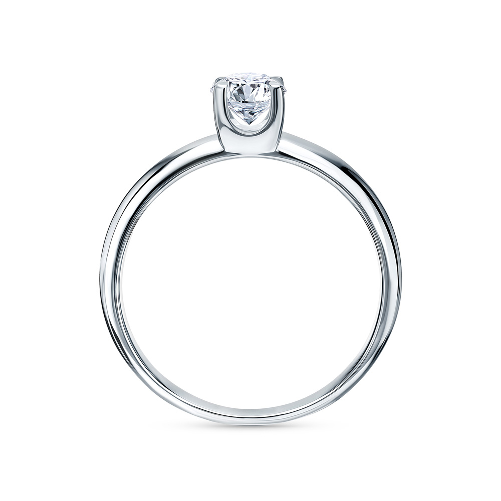 Золотое кольцо с бриллиантами выращенными и бриллиантами COLD DIAMONDS ...