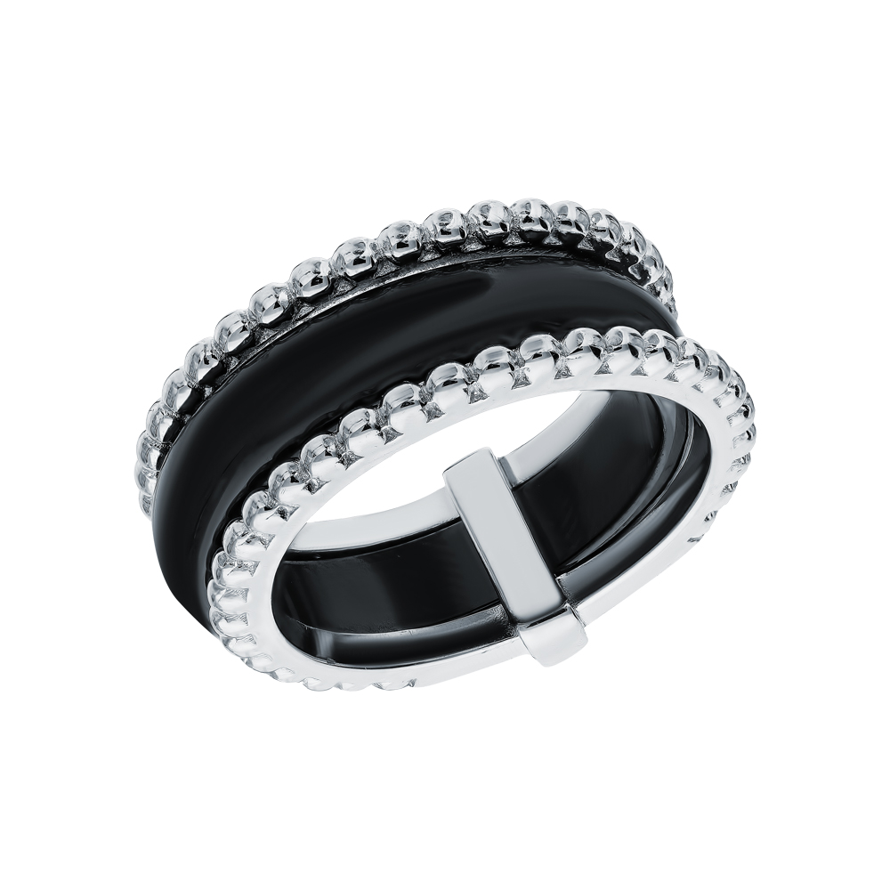 Серебряное кольцо с керамикой в Санкт-Петербурге