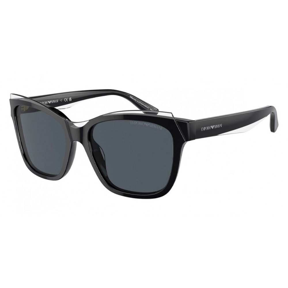 Женские солнцезащитные очки из Италии марки EMPORIO ARMANI из коллекции Square модель 0EA420960518754 в Новосибирск