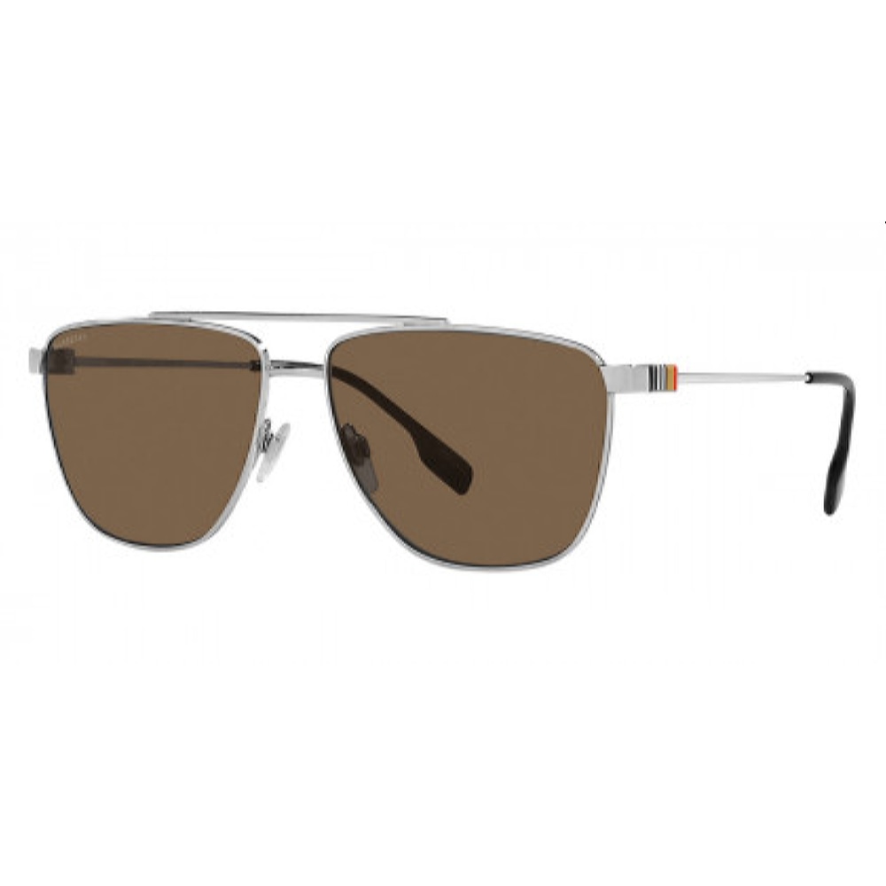 Мужские солнцезащитные очки из Италии марки BURBERRY из коллекции Aviator модель 0BE314110057361 в Новосибирск