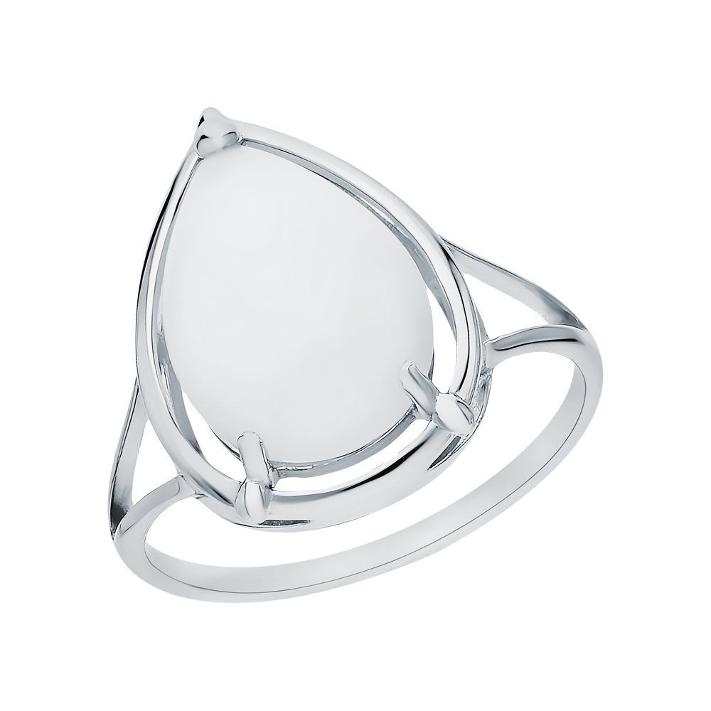Серебряное кольцо с лунным камнем в Ростовe-на-Дону