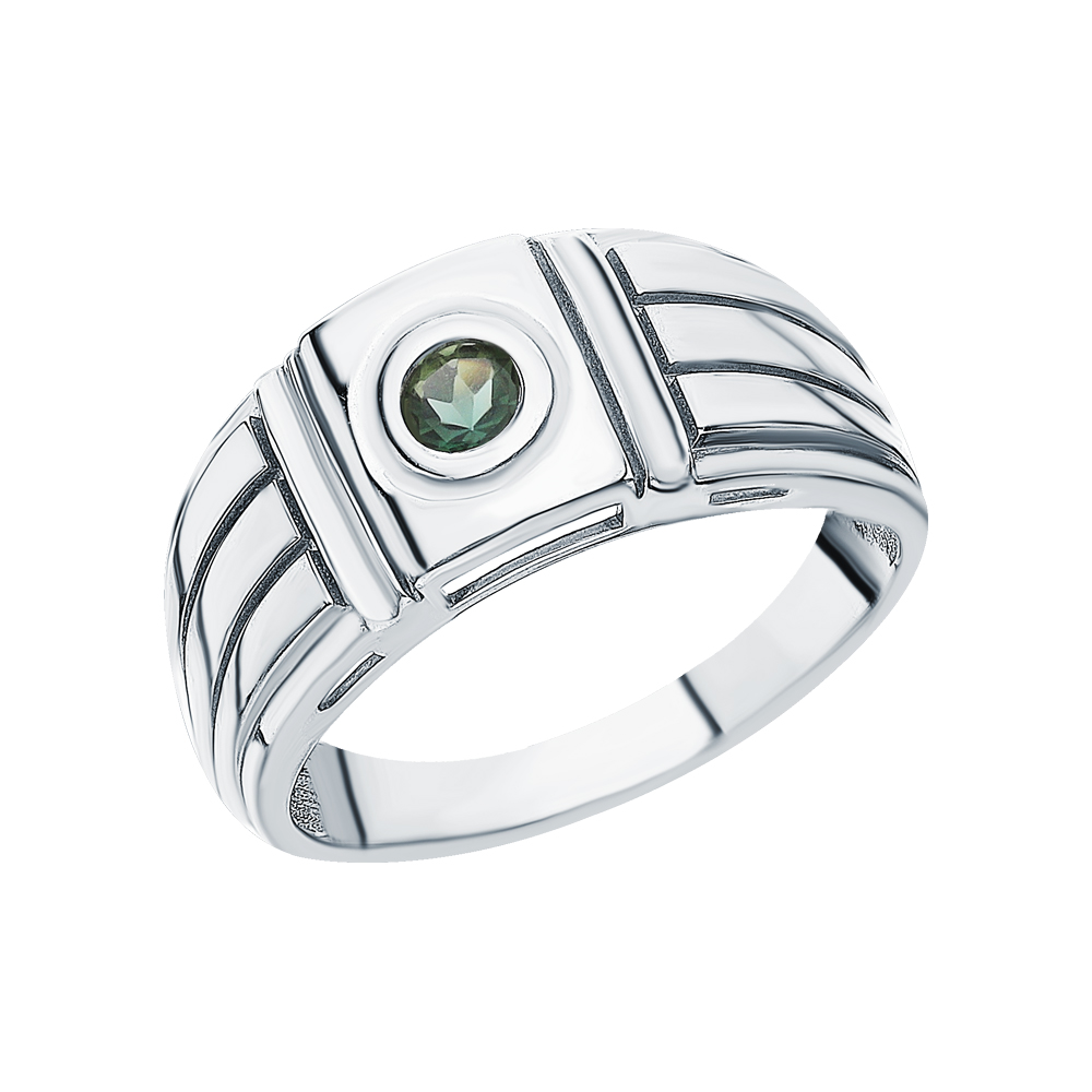 Серебряное кольцо с турмалинами в Краснодаре