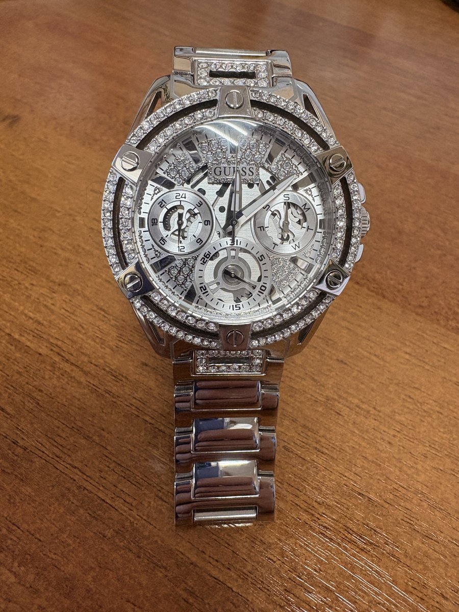  Crystal クリスタル クラシック Часы женские GUESS GW0464L2 GUESS GW0464L2: 316l, австрийские