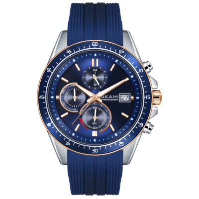 Часы мужские OKAMI OKAMI KM3-43-4-YYX-B3-SBS: сталь — купить в